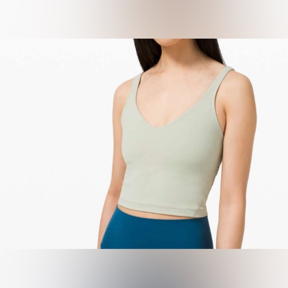 Lululemon Athletica Light Green Tank Top